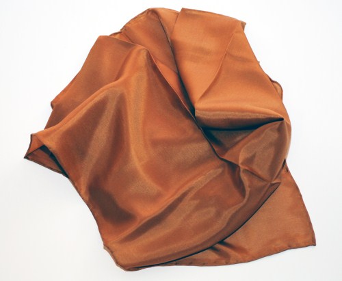 Silk Scarf - Bronze