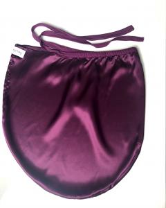Silk Sleep Cap - Aubergine