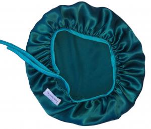 Charmeuse Silk Bonnet - Teal