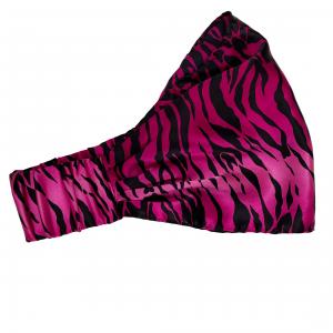 Silk Scarf Headwrap - fuchsia