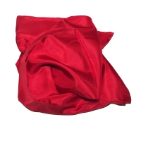 Silk Scarf - Ruby red