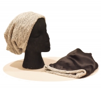 Childs Beanie -Textured Cotton