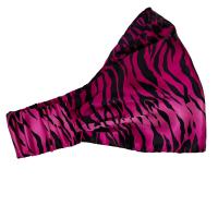 Silk Scarf Headwrap - fuchsia