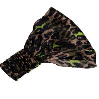 Silk Scarf Headwrap - Leopard g