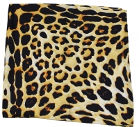Silk Print Scarf "Animal print"