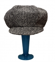 Apple cap - tweed wool, silk lined